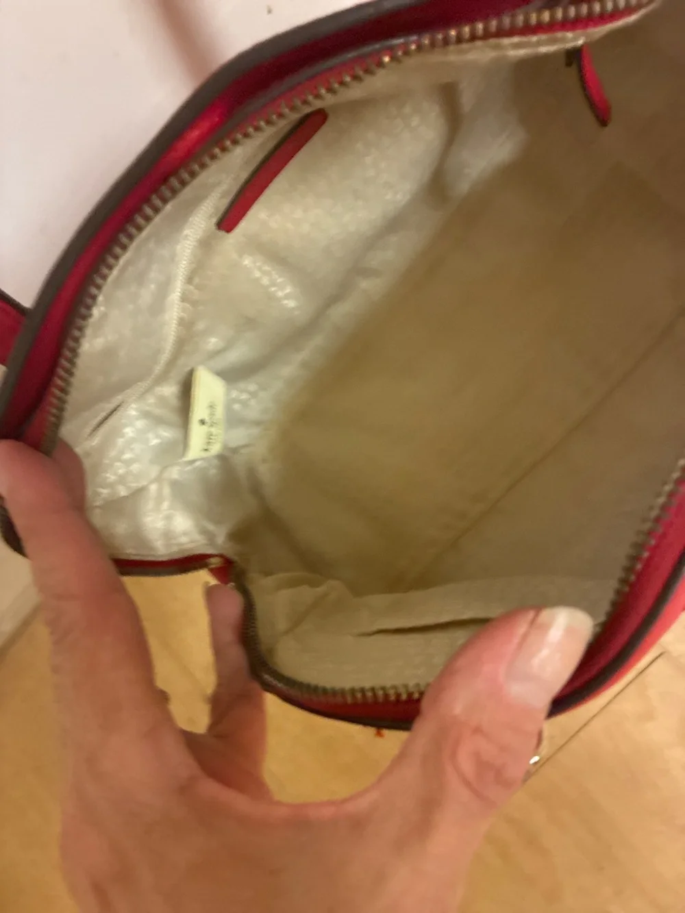 Kate Spade Laurel Way Reiley Satchel Red no Strap